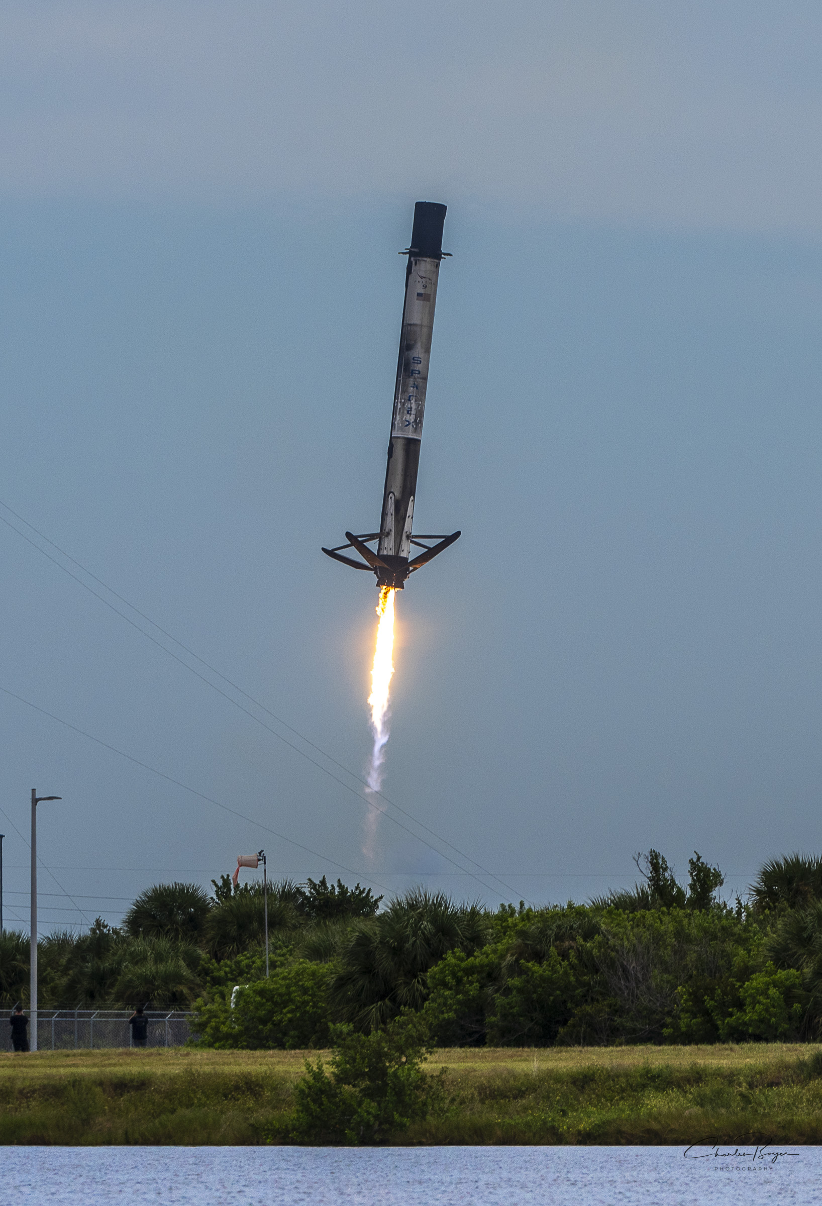 Booster B1101 Landing At LZ-40